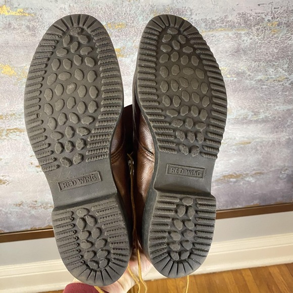 Red Wing Boots Mens Size 9.5 D Brown Leather Insulated Combat Work USA - Picture 14 of 14